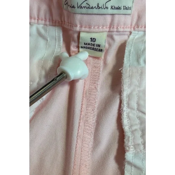 Gloria Vanderbilt Women’s Shorts Size 10 Light Pink Casual Summer Bermuda Short - Picture 10 of 10